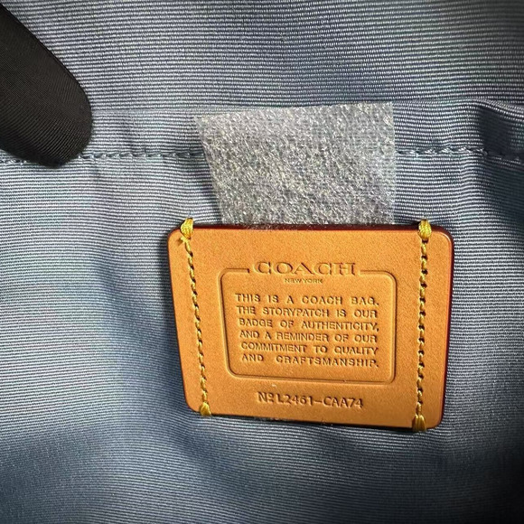 Coach Jamie Camera Bag In Signature Denim & Leather With Cherry Charm CAA74 NWT - Picture 11 of 12